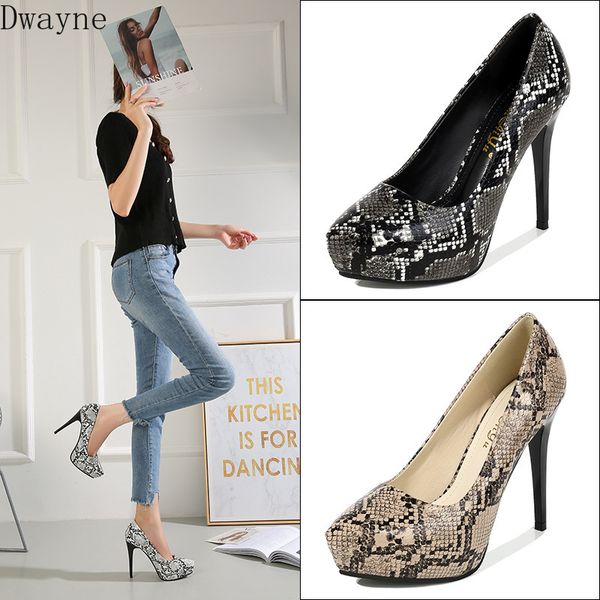 

thin heels 12 cm high heels shallow mouth serpentine single shoes wild professional womens shoes elegant comfort work, Black