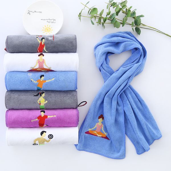 

25x110cm outdoors quick dry towel sweat absorb compact microfiber sports towel for camping swimming gym fitness yoga