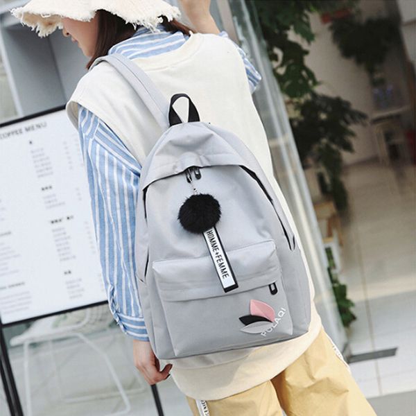 

sleeper #w401 2019 new fashion neutral backpack bag shoulder canvas school bag for student girls boy mochila daily ing