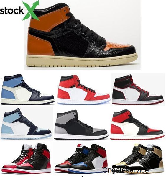 

новый 1 высокий og shattered backboard 3.0 черный оранжевый jordon баскетбольная обувь мужчины женщины 1s спортивные кроссовки с коробкой