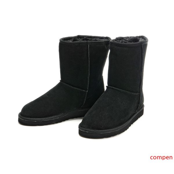 

2020 new australia winter snow boots classic short half mini ankle knee men boot black chestnut grey brown mens booties 42-45 zapatos shoes