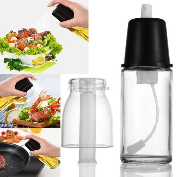 

оливковое масло и уксус распылитель бутылки кухня готовят инструмент барбекю статью ps abs стекло давления воздуха опрыскиватель wx9-96