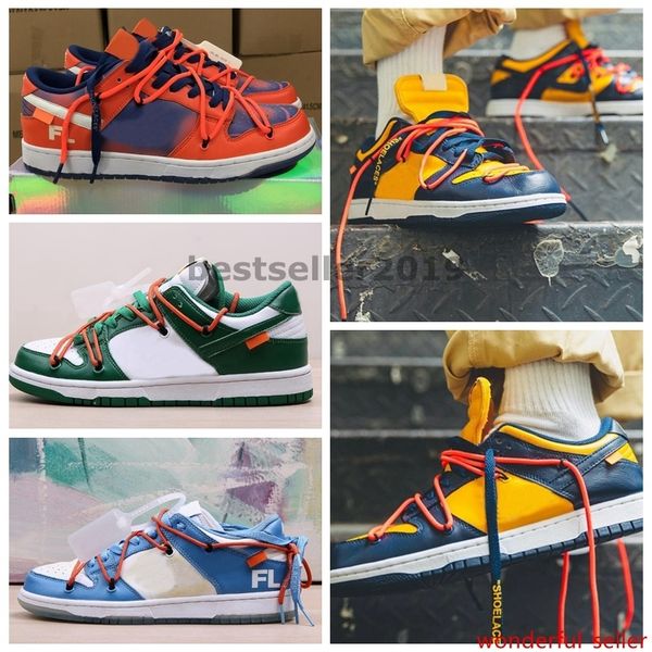 

futura x sb dunk low designer running shoes women mens sneakers sports off skateboard yellow blue green mca dunks schuhe des chaussures