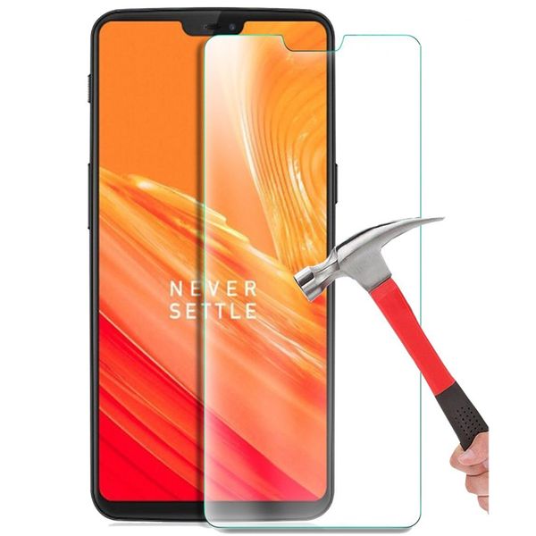 

2.5d arc edge 9h tempered glass screen film for oneplus 6