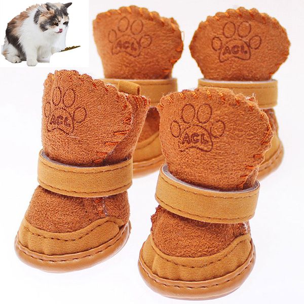 

овчина snow boots teddy dog lamb кашемира обувь осень и зима домашние животные чем медведь pet обувь для собак pet аксессуары для собак