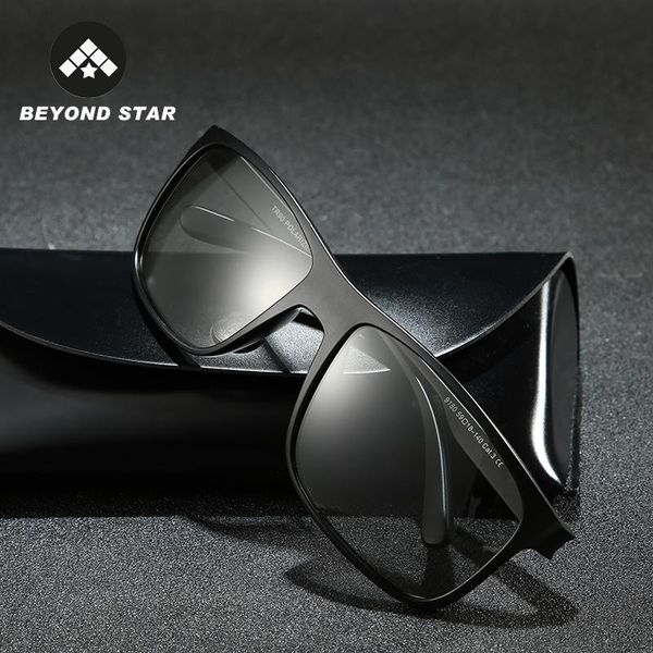 

beyondstar tr90 frame automatically switches color-changing sunglasses polarized men square pchromic brand glasses tr9150 beyondstar xrx