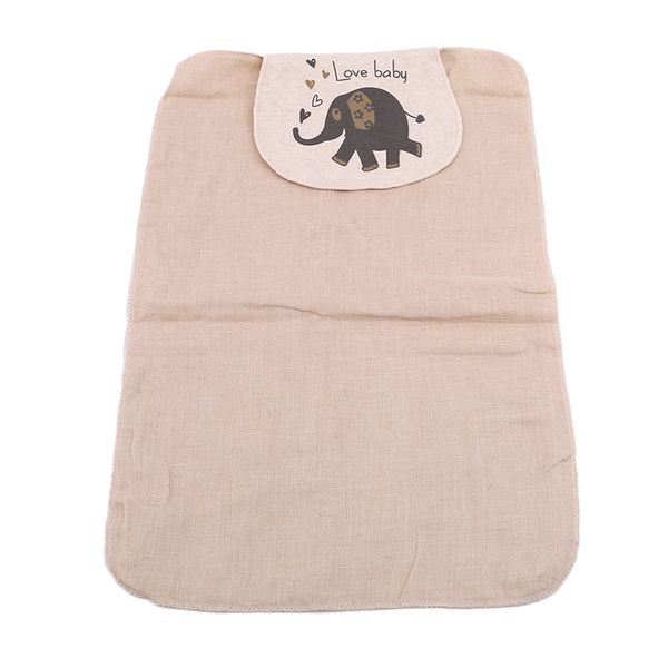 

5pcs/set cotton baby wicking towel absorb sweat back towel perspiration wipes reusable random cartoon print baby towel