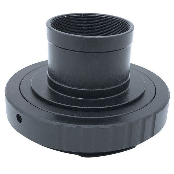 

1.25-inch astronomical telescope adapter suite connected with slr camera