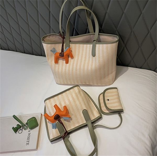 

2020 Lady Fashion Color Contrast Braid Lading Shoulder Bag Versatile Handbag PH-CFY20060415