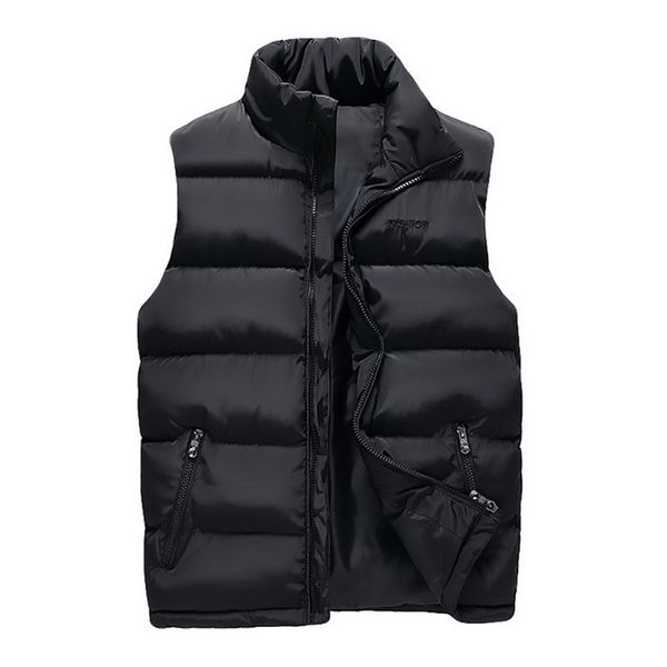 

жилеты мужчины новый стильный весна осень теплая безрукавка мужчины 2020 нью-жилет мужской жилет вскользь пальто mens плюс размер 6xl, Black;white