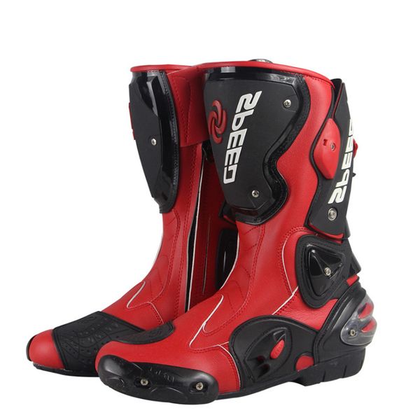 

microfiber leather motorcycle boots pro biker speed moto motor bike racing shoes motocross motorbike boots