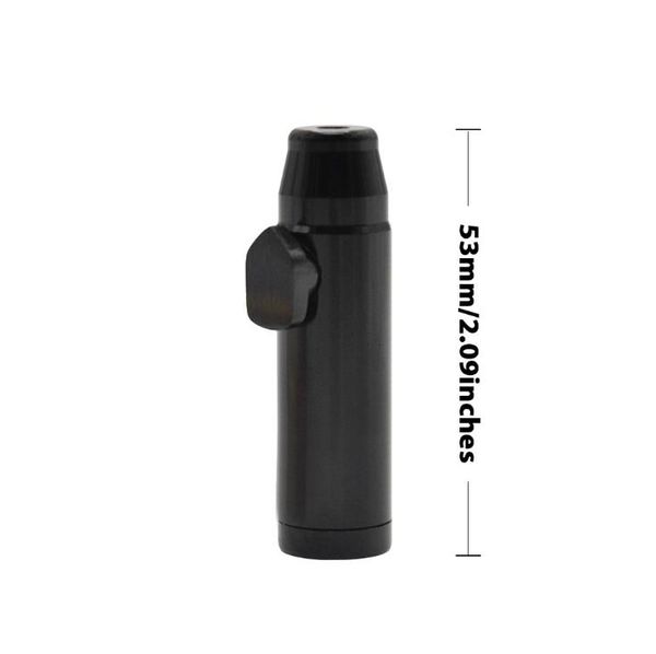 

metal bullet alloy shaped mini pipe snuff portable metal aluminum bottle vqfhw