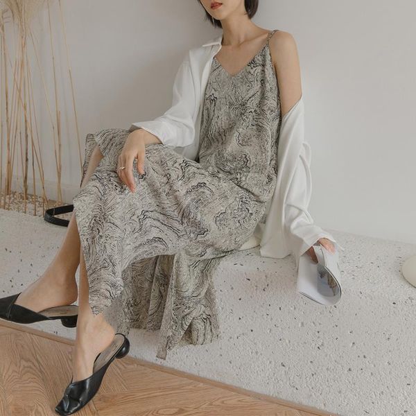 

casual dresses elegant dress women spaghetti strap summer, Black;gray