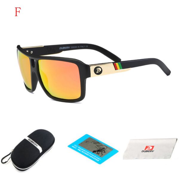 

dubery men's polarized sunglasses outdoor driving men women sport glasses new men's pchromic sport glasses #yl10