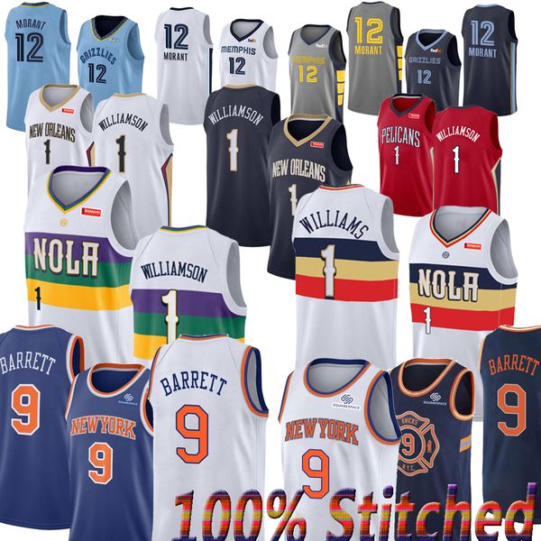 

New 2019 men 039 jer ey zion 1 william on ncaa 2019 draft pick ja 12 morant r j 9 rj barrett wingman jer ey nice