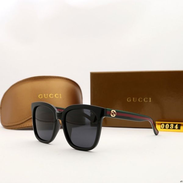 

ww55 new aaa gucci men and women couple sunglasses with box 01, White;black