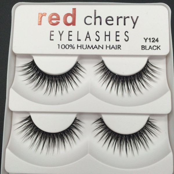 

red cherry 3d false eyelashes 5 pairs/pack 8 styles natural long professional makeup big eyes