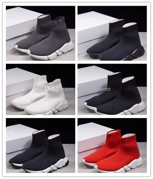 

sock shoe casual shoes new luxury paris speed trainer running shoes fashion sneakers sock race runners black shoes men women sports36-45