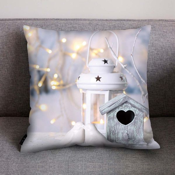 

print pillow case polyester sofa car cushion cover home decor