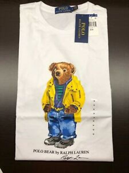 

НОВАЯ футболка-поло Funny RAINCOAT BEAR с логотипом
