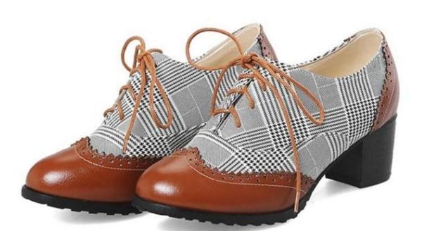 

women's shoes in spring and autumn high coarse heel round head@2036, Black