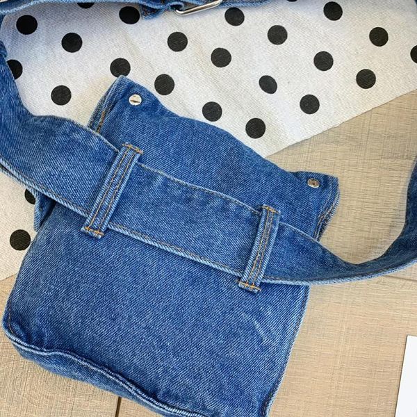 

простая джинсовая женская сумка через плечо с поясом fanny bags телефон деньги пояса пакеты спорт повседневная сплошной цвет кнопка vintage