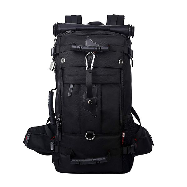 Grande mochila de viagem latop saco 50l caminhadas camping schoolbag mochila à prova d 'água para laptop de 17 polegadas Matchel Multifuncional