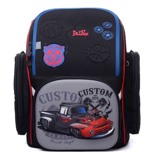 

дети известные торговые марки delune завод primary рюкзак водонепроницаемый ортопедическая школа сумка дети 3d автомобили schoolbag мальчико