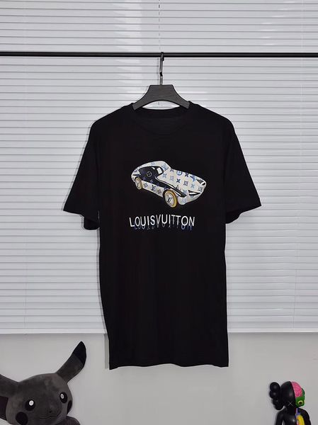 

2020ss итальянской дикий счетчик ранней весной новый классическое письмо логоса рукопечатного мужской футболка auder хлопок высокого качеств, White;black