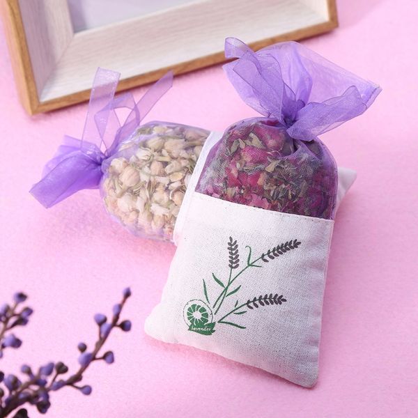 

new rose jasmine lavender dried flower bud aromatherapy sachet air refreshing