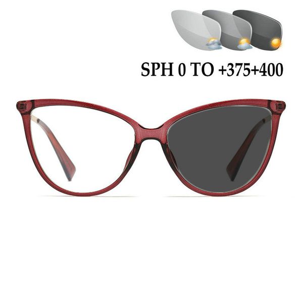 

progressive multifocal glasses transition sunglasses pchromic reading glasses women points for reader near far sight fml, White;black