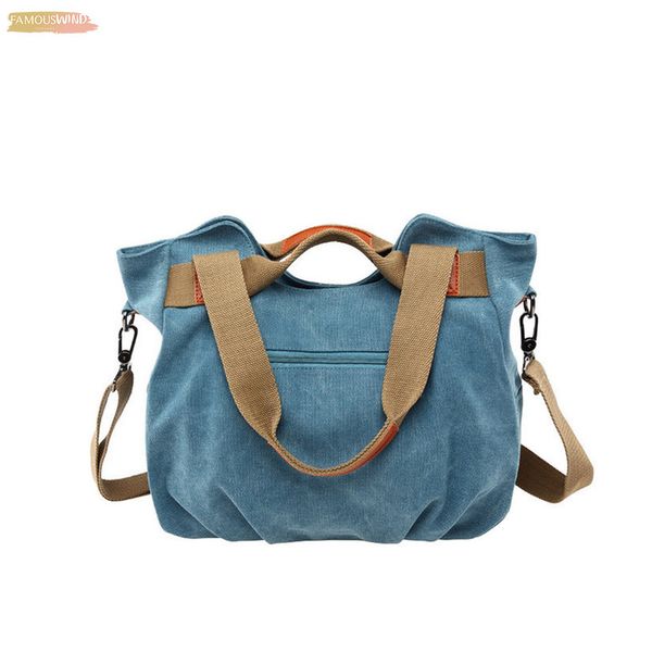 

handbags weekend travel bag casual vintage hobo canvas daily purse handle shoulder tote shopper dropship m15