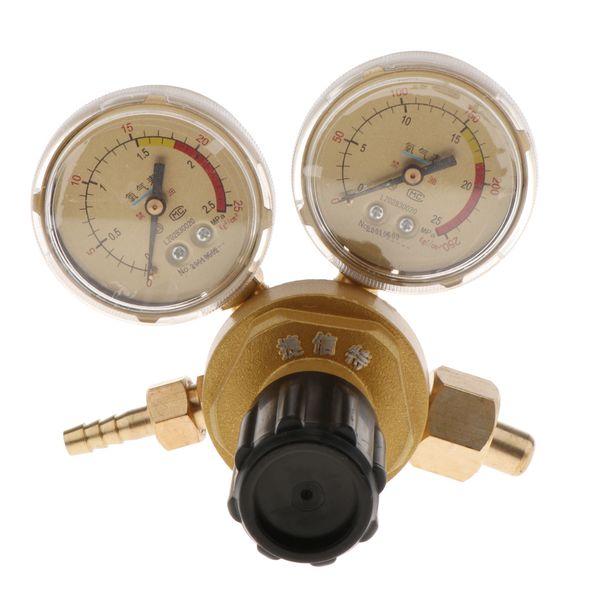 

0-25/0-250(kgf/cm2) brass twin oxygen pressure reducer