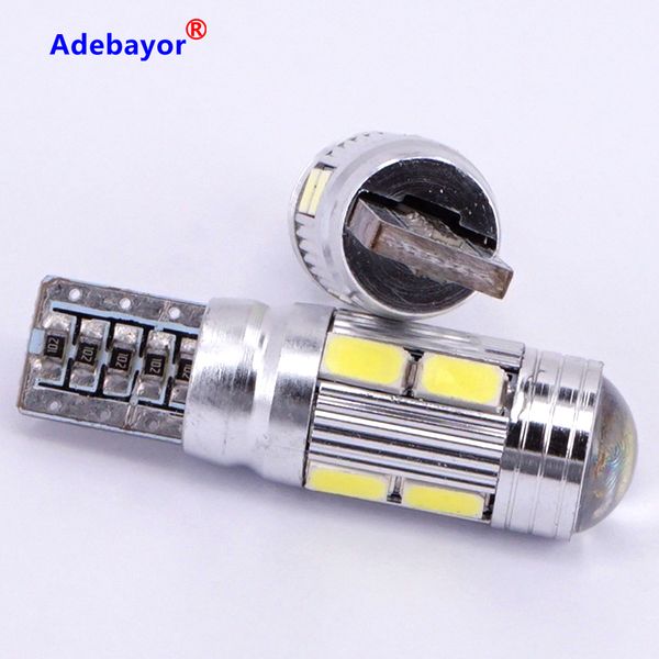 

10 car styling car auto led t10 canbus 194 w5w 5730 10 smd 5630 led light bulb no error light parking t10 side