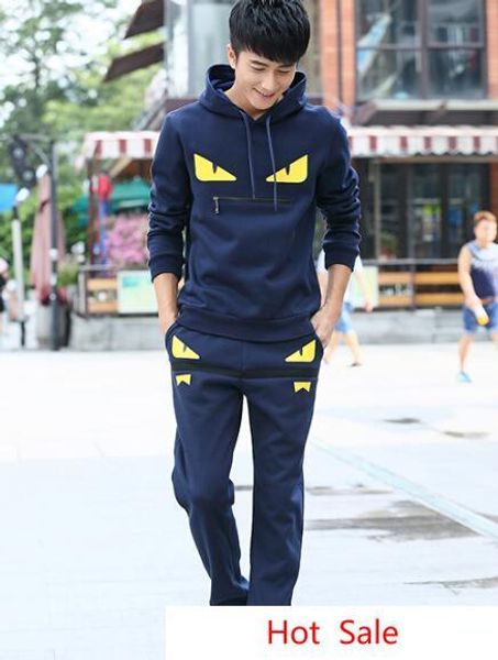 

Мужские повседневные спортивные костюмы Дьявольский глаз Письмо с принтом Спорт