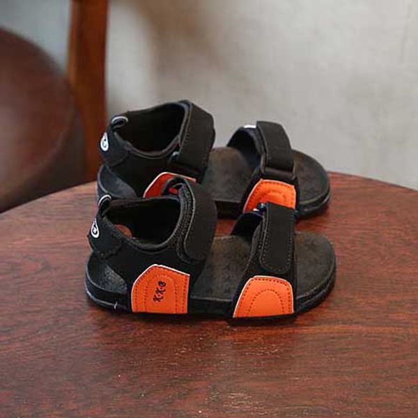 

boys girls designer sandals children brand sandals kids beach shoes childrens comfortable casual shoes summer flat shoes 2020 new, Black;red