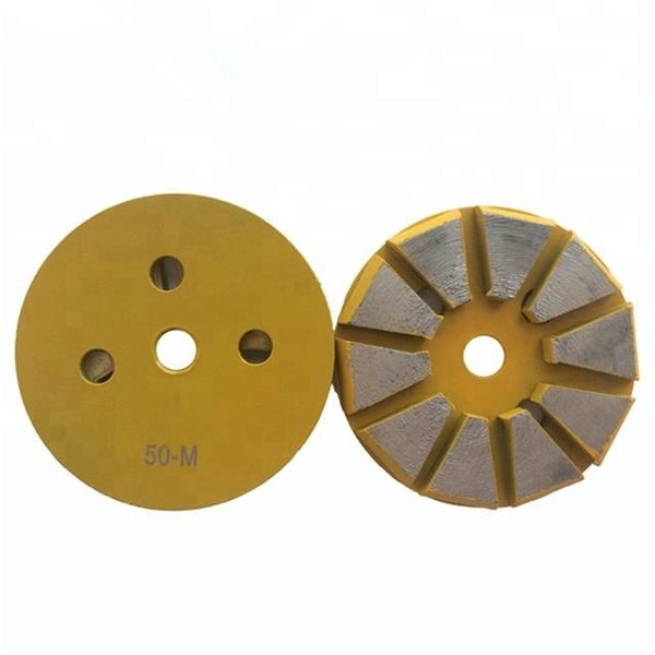 

gd18 universal metal bond diamond grinding disc 3 inch floor pads with ten segments for concrete terrazzo floor 9pcs