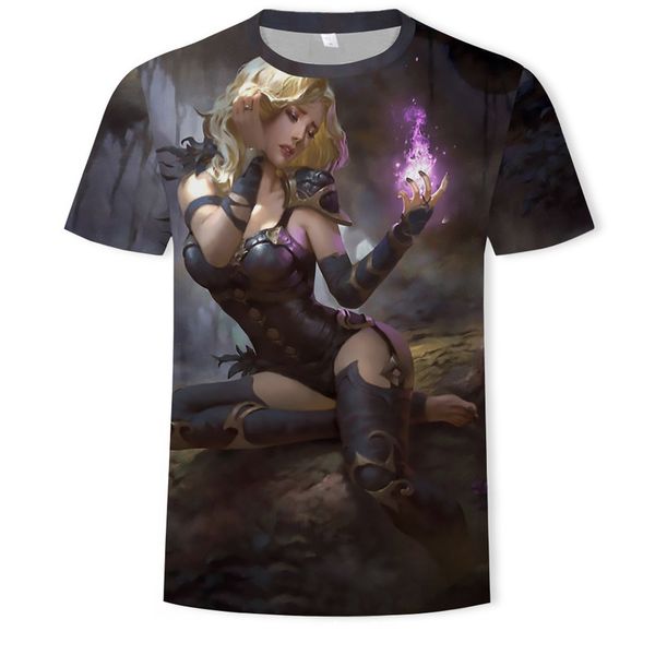 

mens designer 3d cartoon printed character short sleeve t-shirtyxxw, White;black