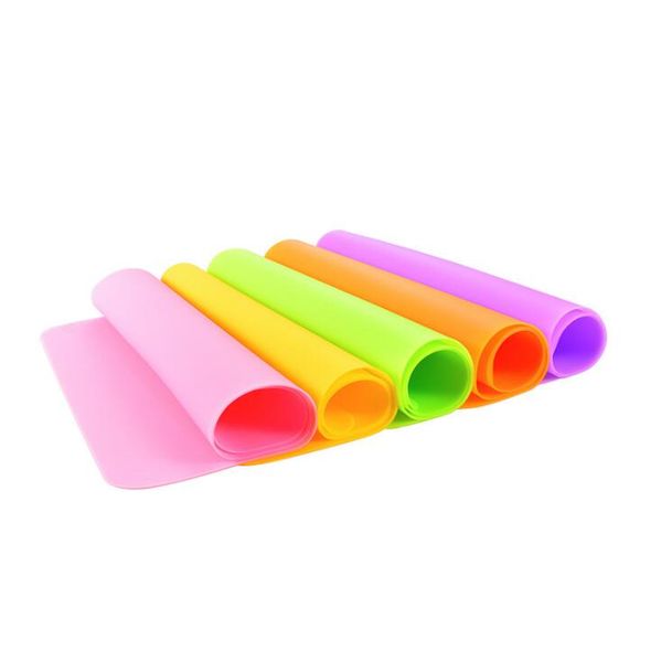 

40x30cm silicone mats baking liner muiti-function silicone oven mat heat insulation anti-slip pad bakeware kid table placemat decoration mat