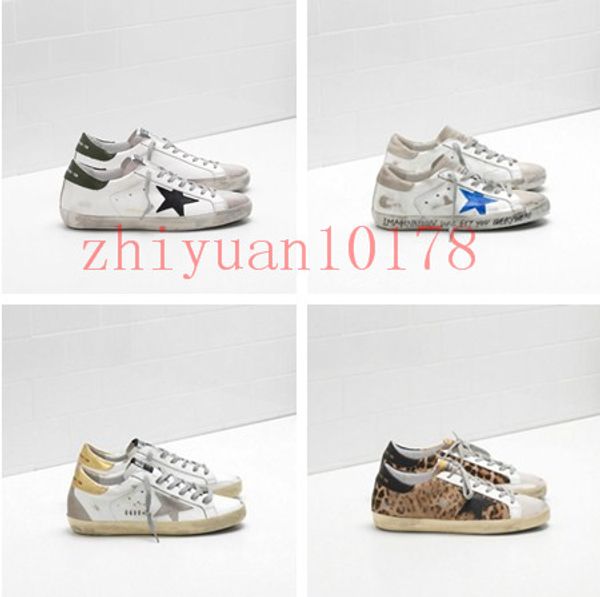 

2019 italy brand golden old tyle de igner fa hion neaker genuine leather men women ca ual hoe goo e trainer z115