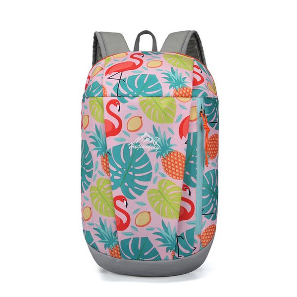 

10l print outdoor backpack women sport bag men ultralight portable hiking travel backpack running bag climbing camping daypack