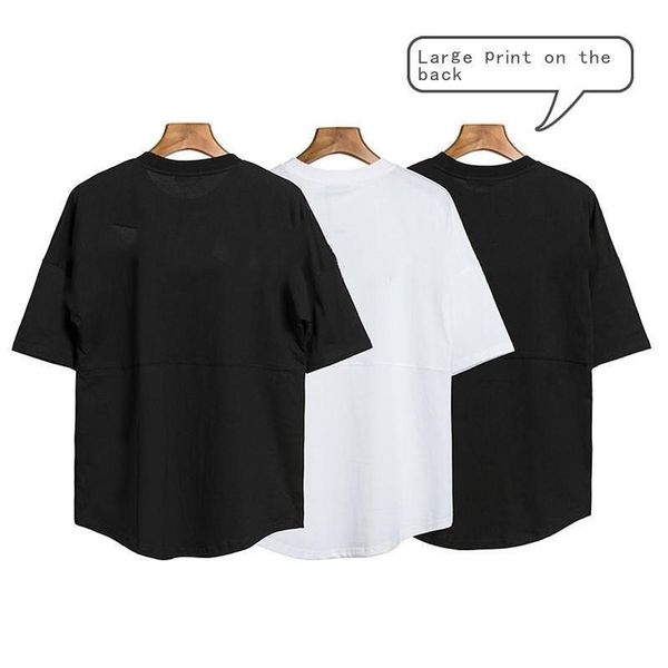 

palm tree angels pa new 3-color back large prints women's t-shirt hip hop street style men's t-shirt, White;black