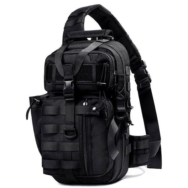 

tactical shoulder bag archer backpack diagonal cross hunting bag male army backpack 600d nylon hiking sports