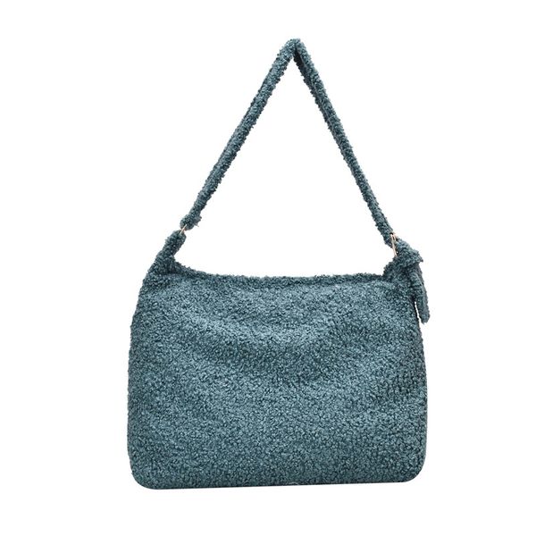 

autumn and winter lamb fur bag women's fashion shoulder bag large capacity wild handbag