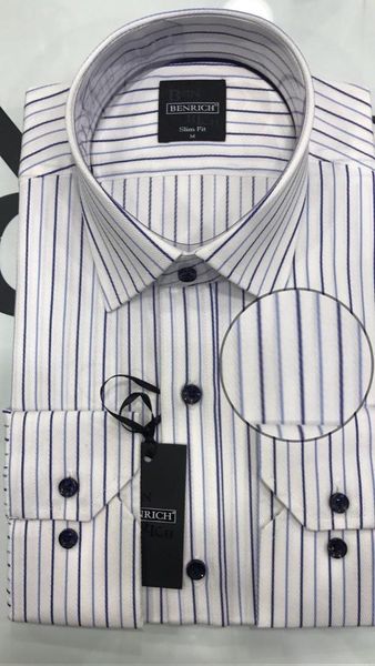 

turqstore cotton shirt slim fit modern cool 01 (made in turkey, White;black