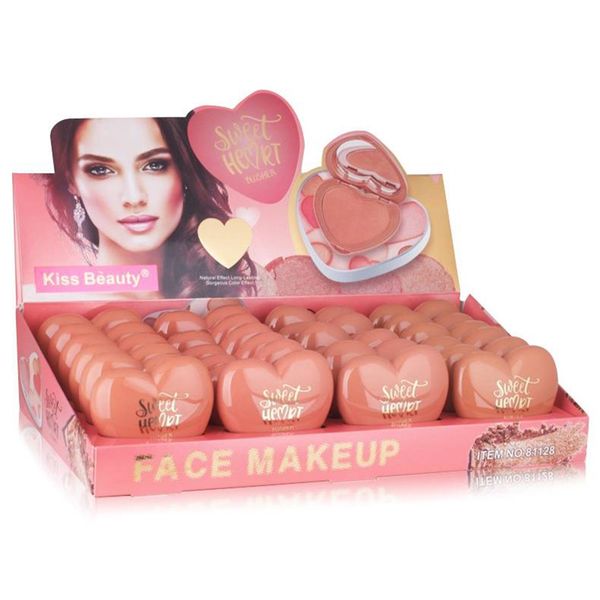 

professional love cheek face blusher brightening long-lasting cosmetics palette 8 colors contour shadow blusher makeup
