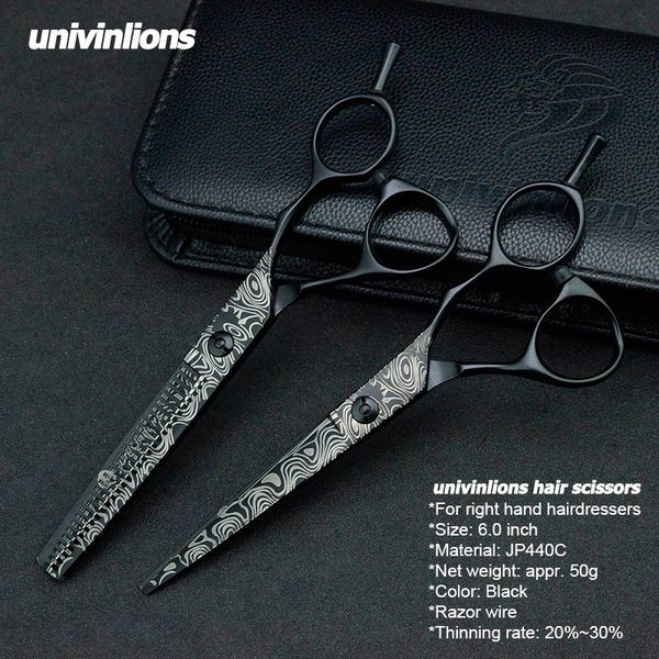 

6inch japan steel 440c hair scissors professional hairdressing scissors kit hair cutting barbers hair scissors barber shears salon tools