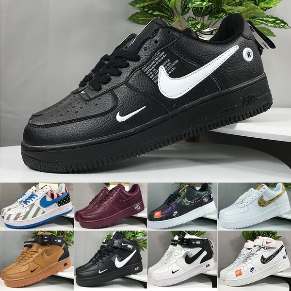 

new off men running froced shoes 1 low men sneakers forces one mens trainers sports skateboard one sports white air sneakers nh9k, Black