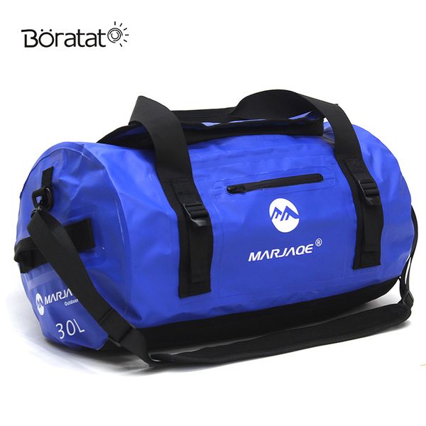 

30/60/90l outdoor pvc waterproof bag for rafting canoe boating kayaking river trekking swimming travel backpack