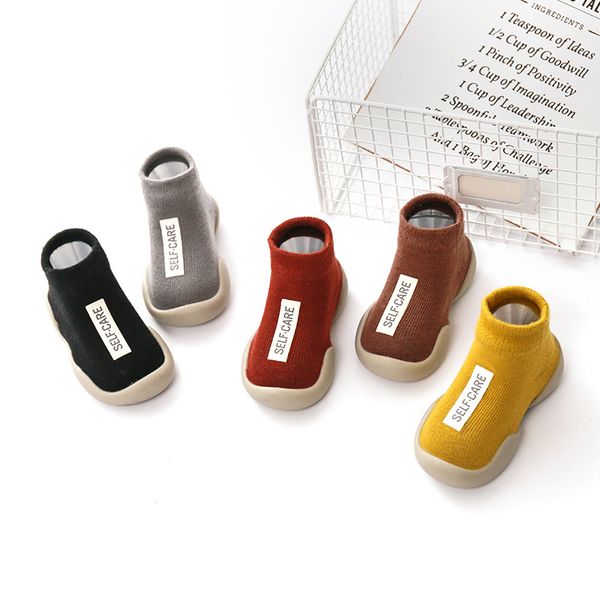 

cotton baby toddler shoes prewalker non-slip short baby sock shoe soft sole floor shoe shoes moccasins walking 1 pair